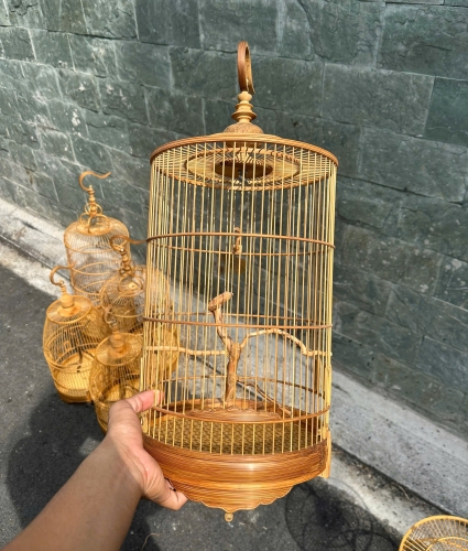 Lồng chim hút mật ốc mít nóc bằng
